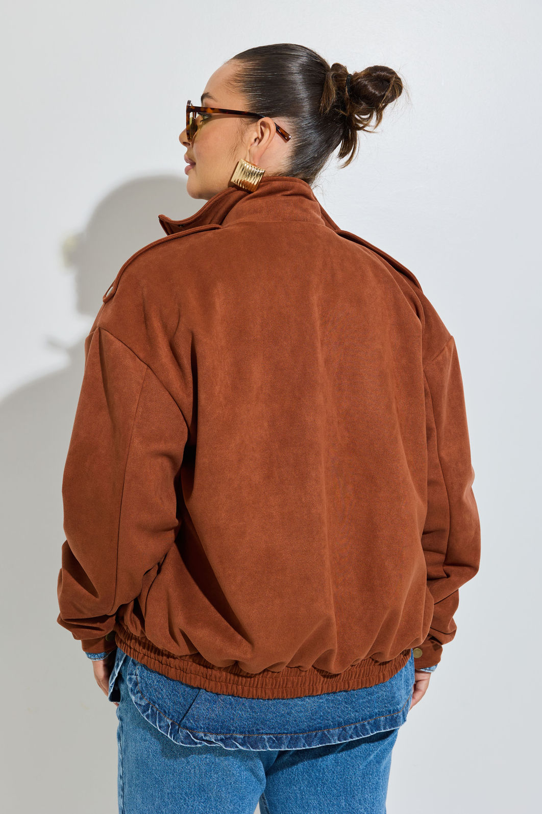 Jaqueta Turim Suede Marrom Jaqueta Turim Suede Marrom