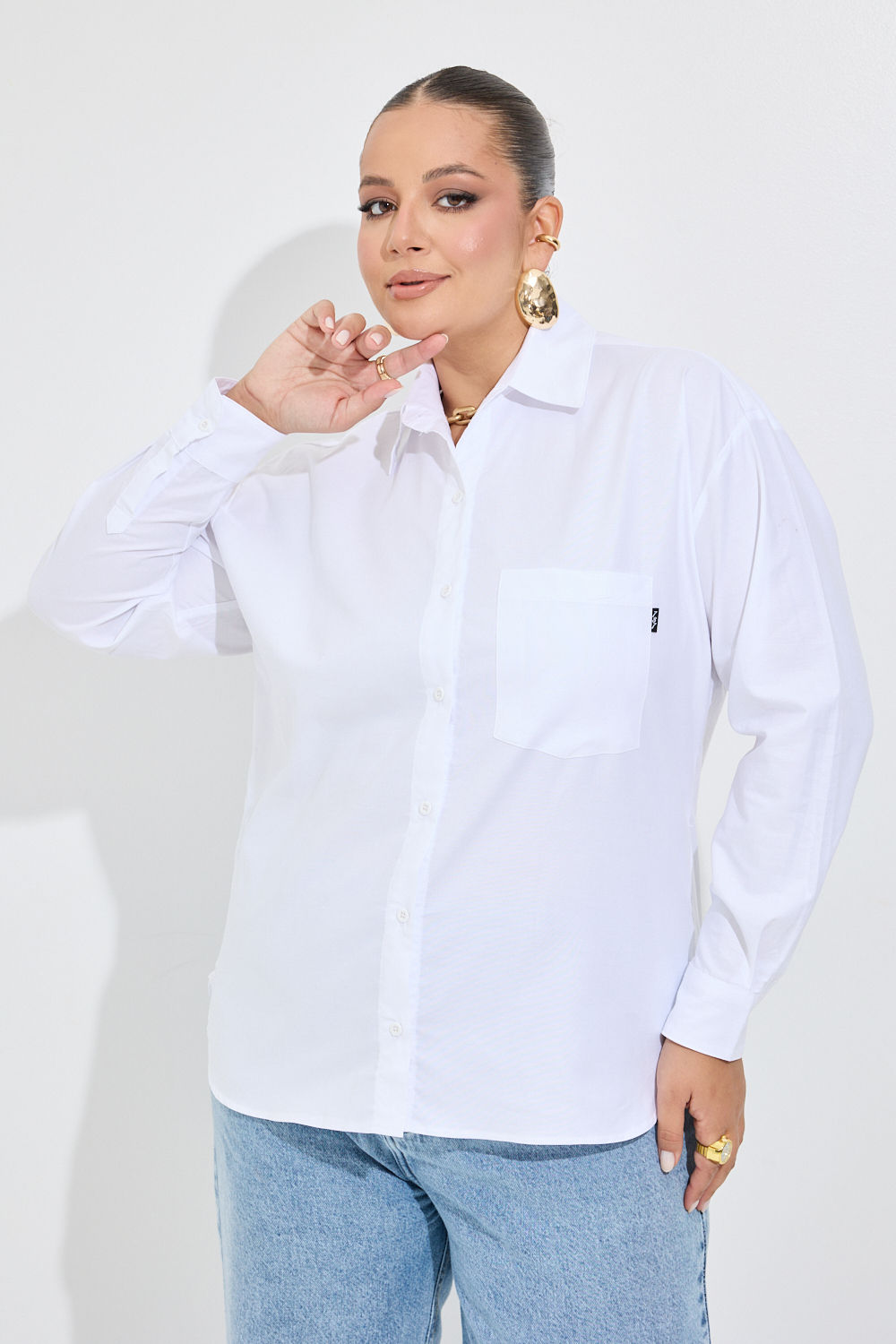 Camisa Alfaiataria Oxford Branca