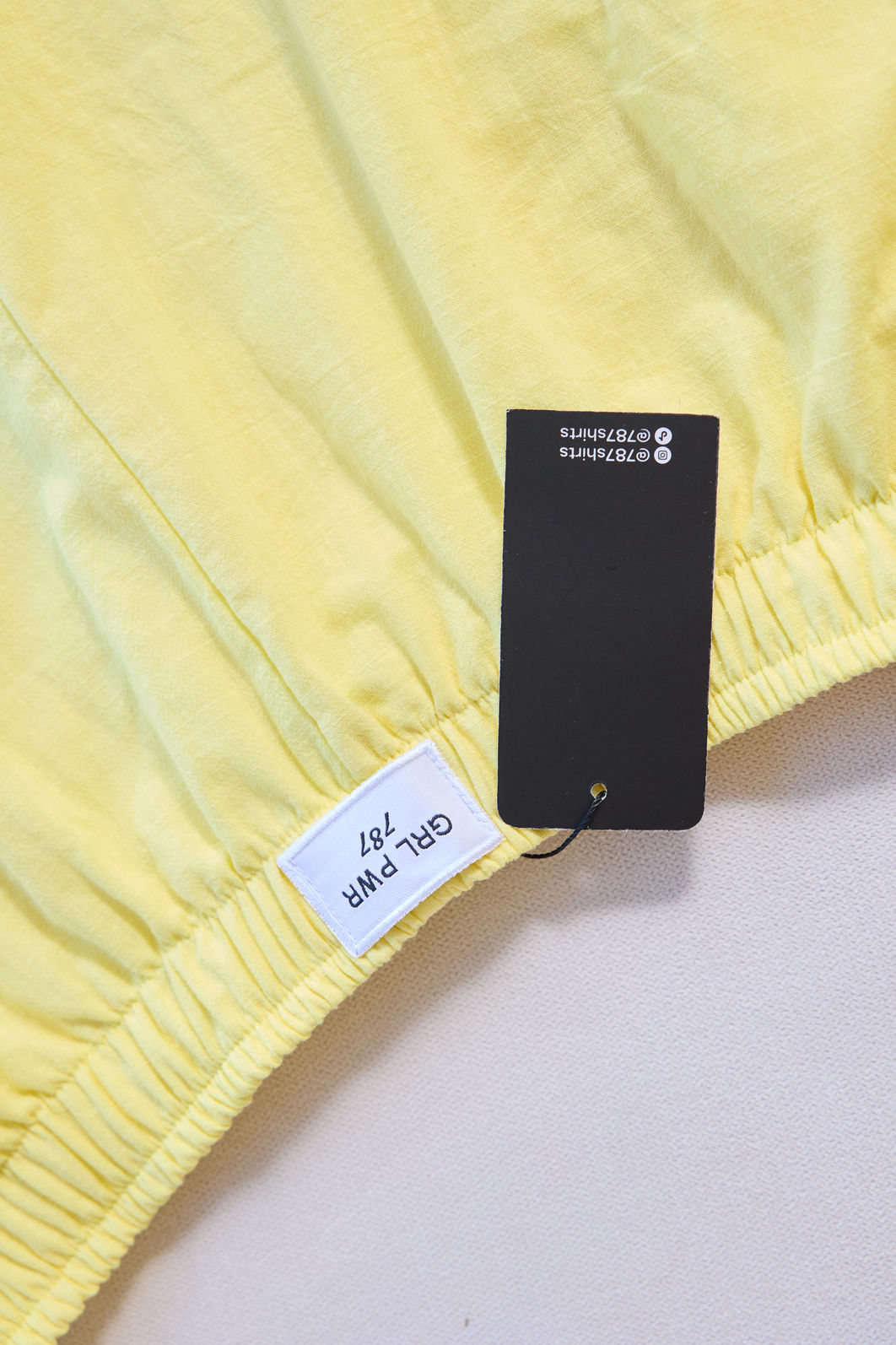 Shorts Ellen Alfaiataria Amarelo