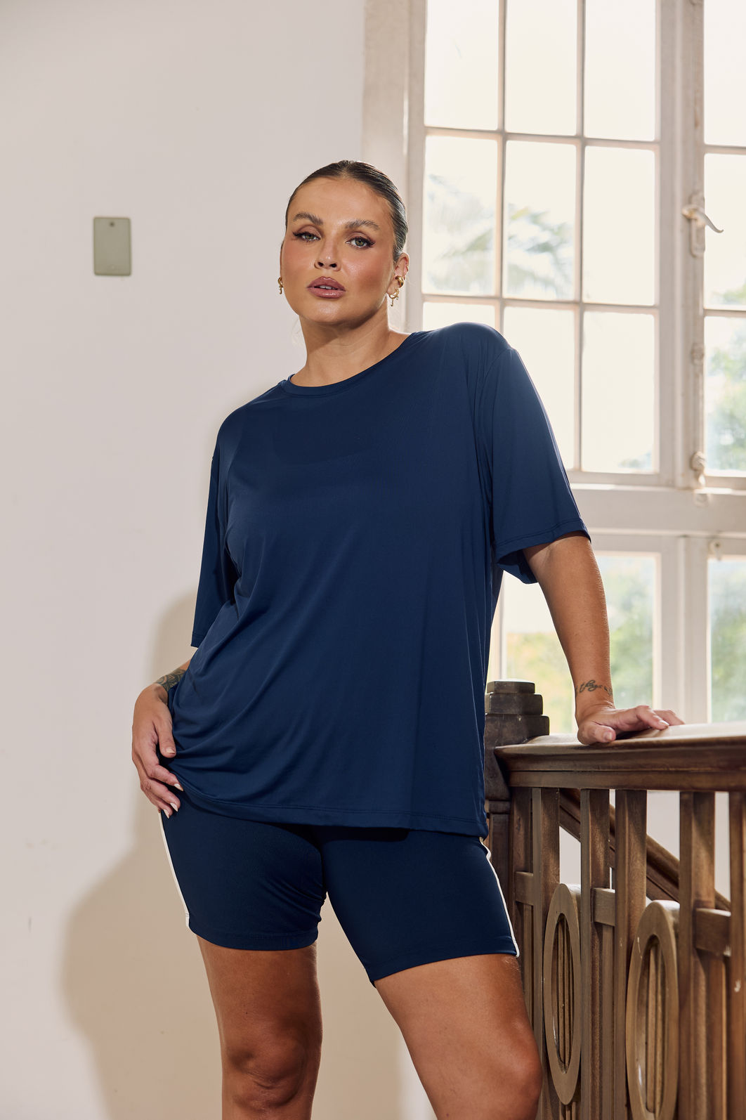 Camiseta Fitness Tech Dark Night Camiseta Fitness Tech Dark Night