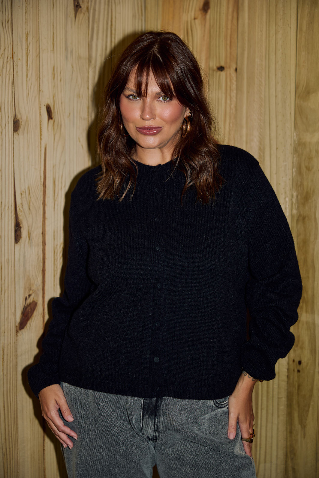 Cardigan Tricot Siena Preto