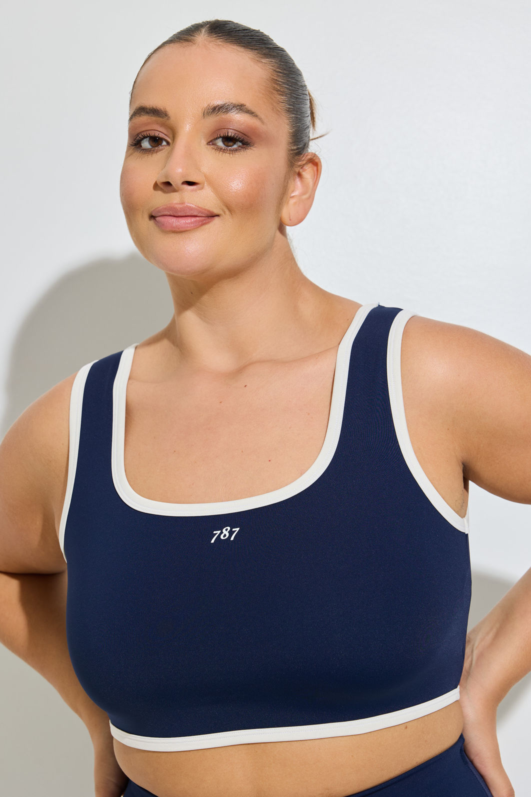 Top Fitness Plus Size Dark Night Com Friso Off Top Fitness Plus Size Dark Night Com Friso Off