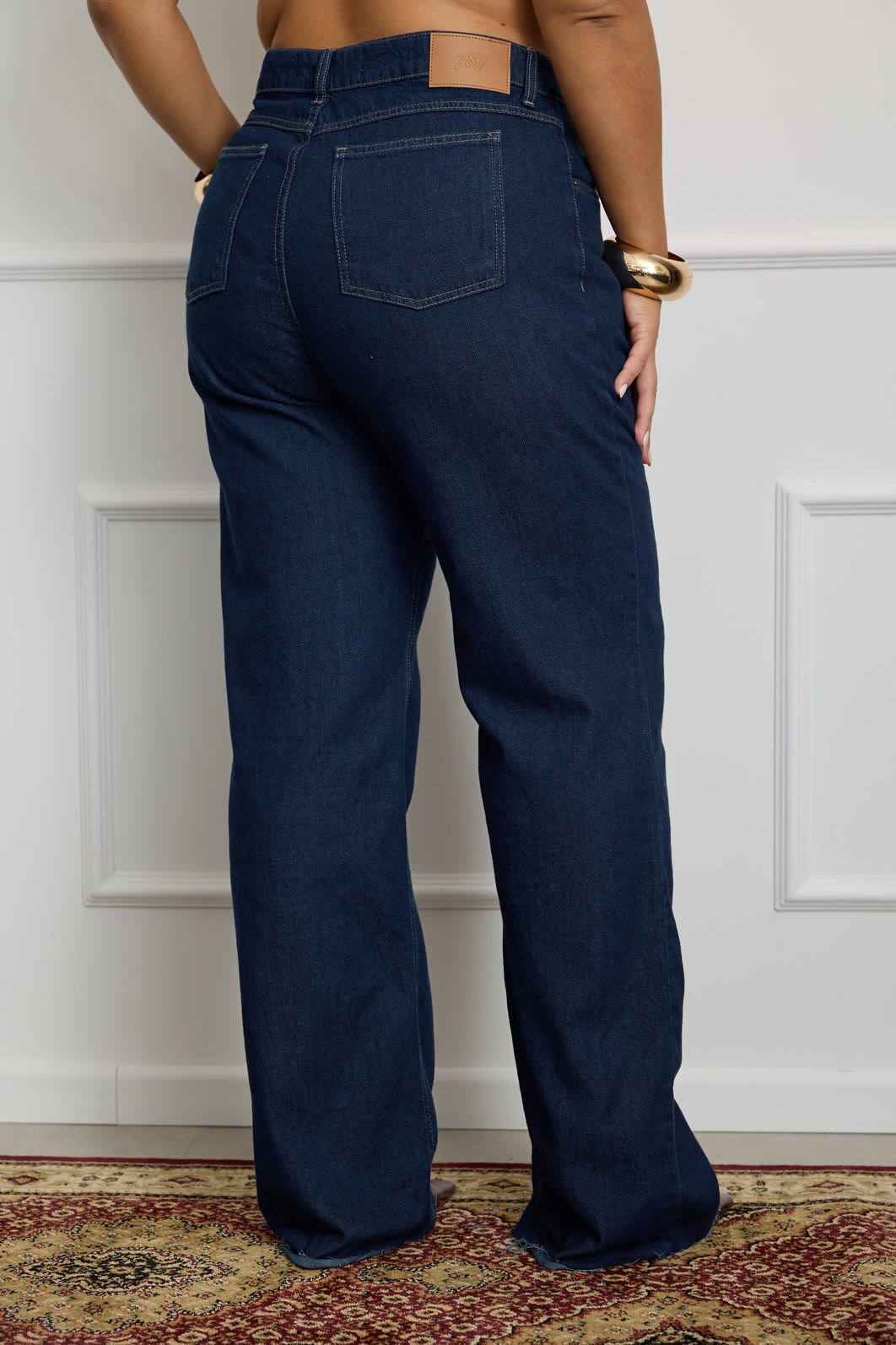 Calça Jeans Wide Leg Plus Size Maria Laura Calça Jeans Wide Leg Plus Size Maria Laura