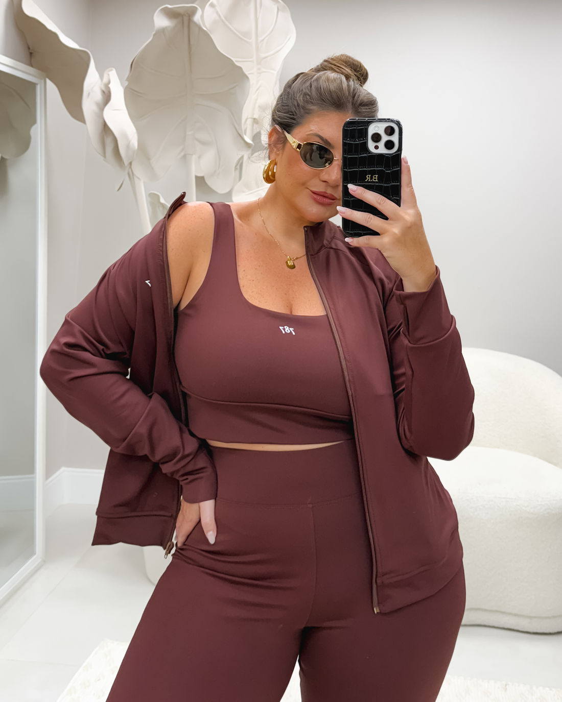 Top Fitness Plus Size 787 Mocha