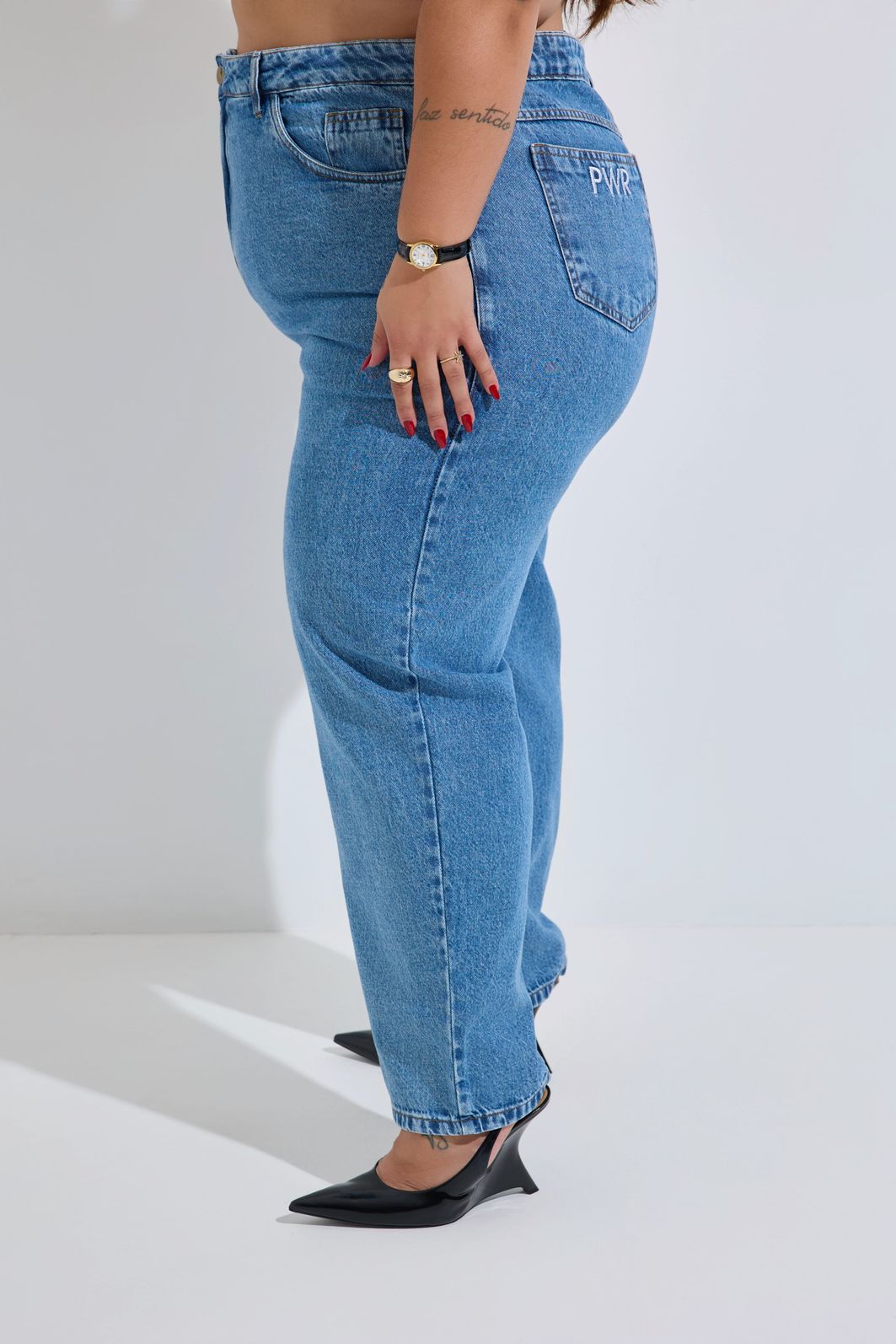 Calça Mom Jeans Vintage Plus Size Carolina