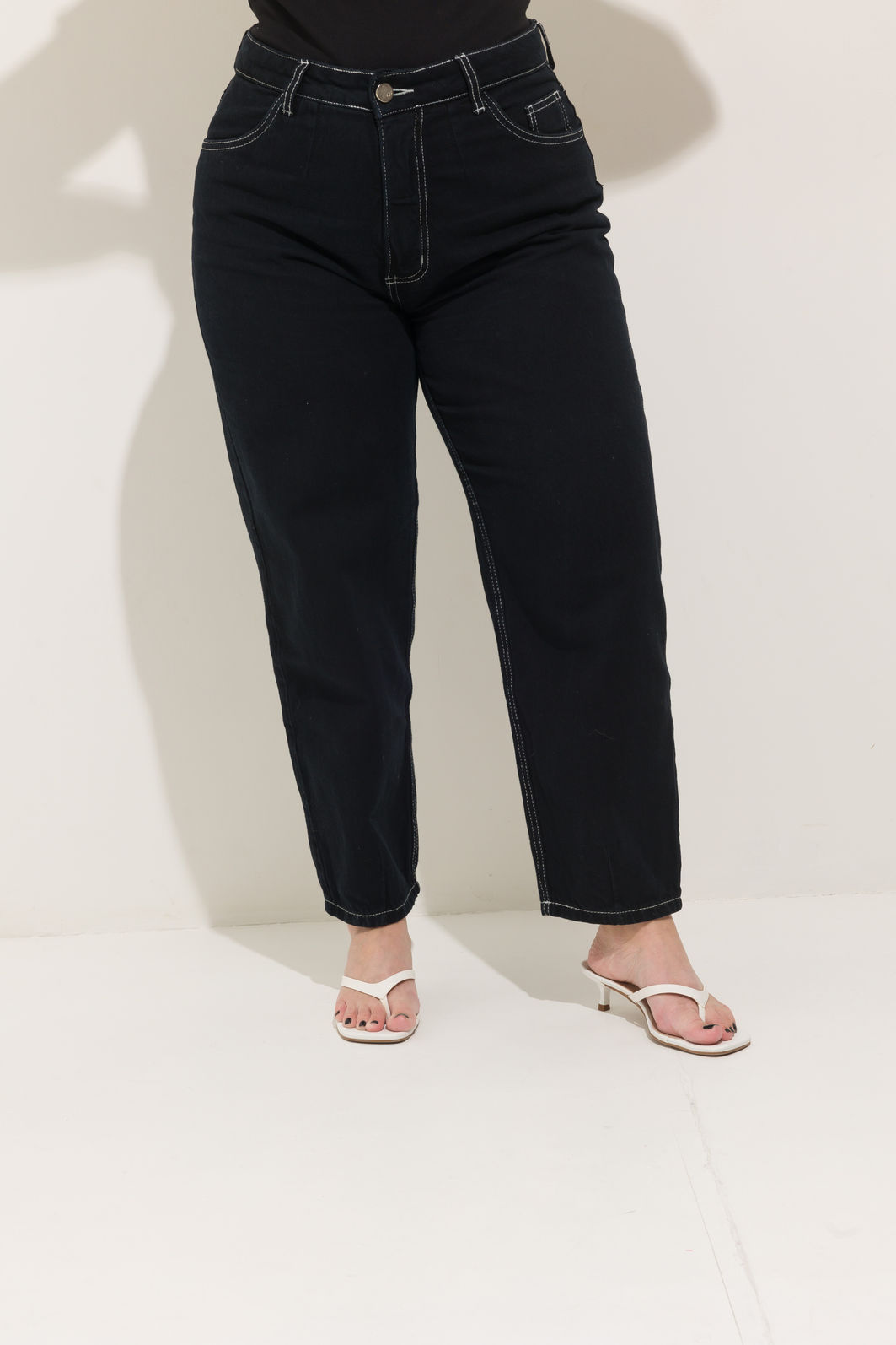 Calça Jeans Baggy Plus Size Gabi Berri
