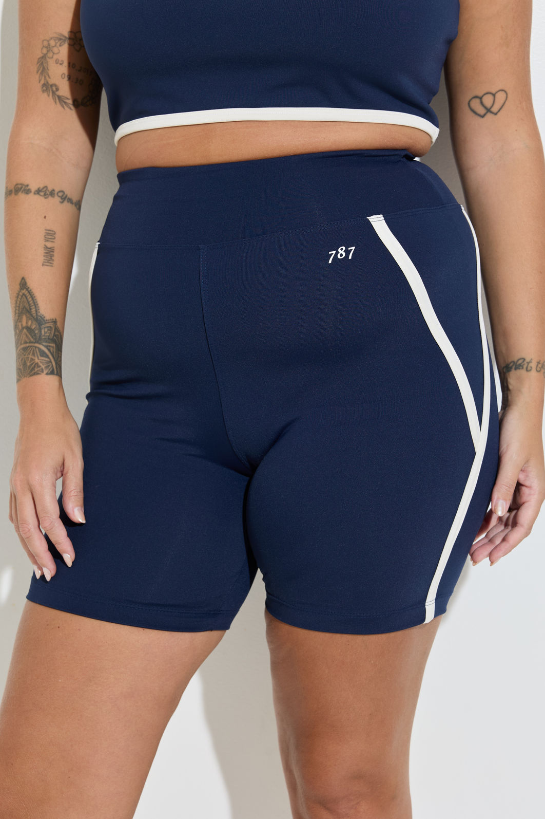 Bermuda Fitness Plus Size Dark Night Com Friso Off Bermuda Fitness Plus Size Dark Night Com Friso Off