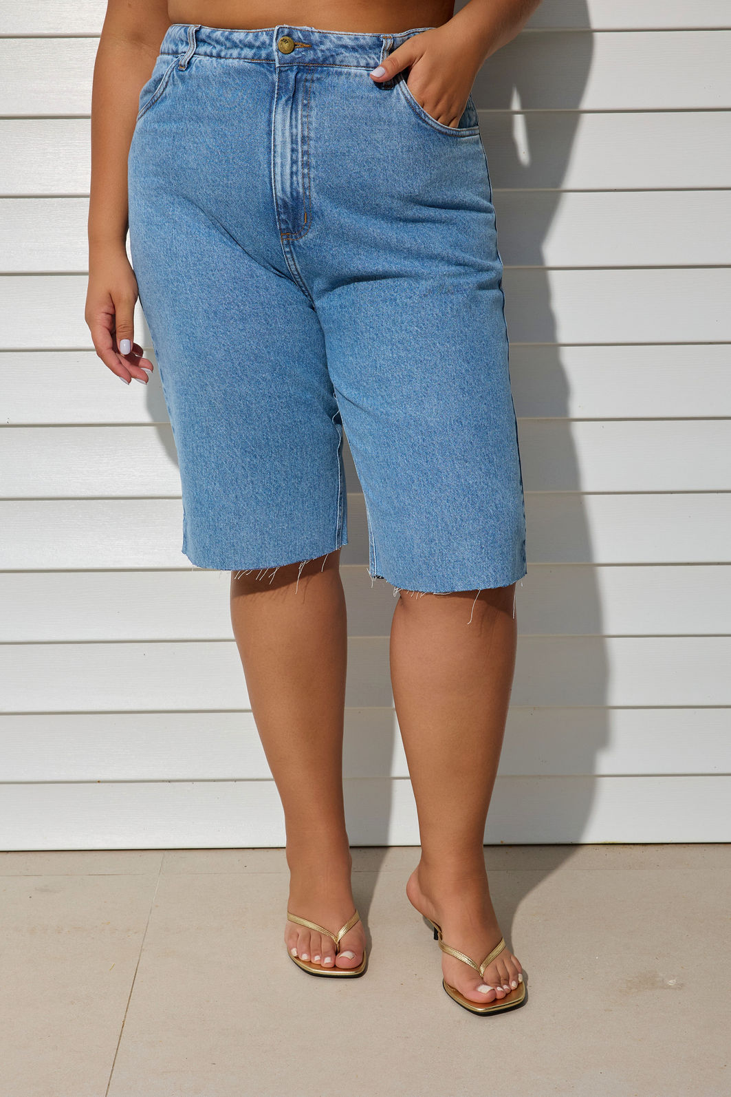 Bermuda Jeans Plus Size Carolina