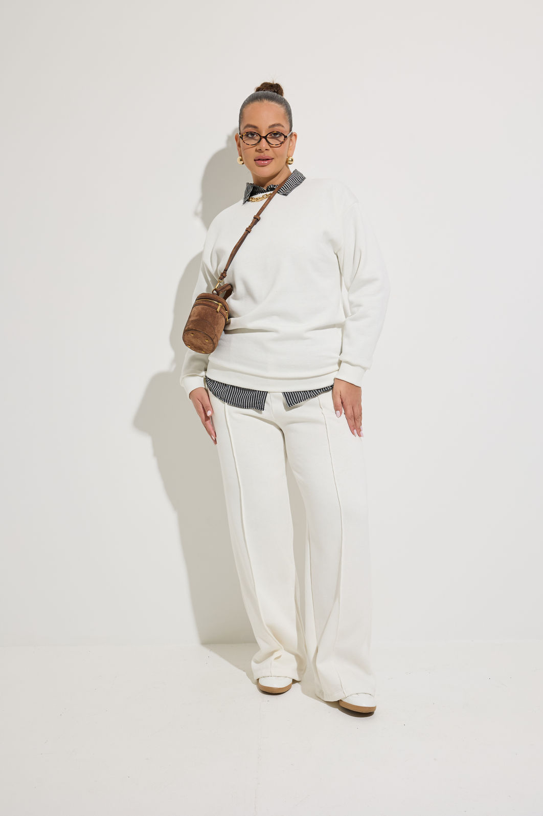 Calça Moletom Basic Off White Calça Moletom Basic Off White
