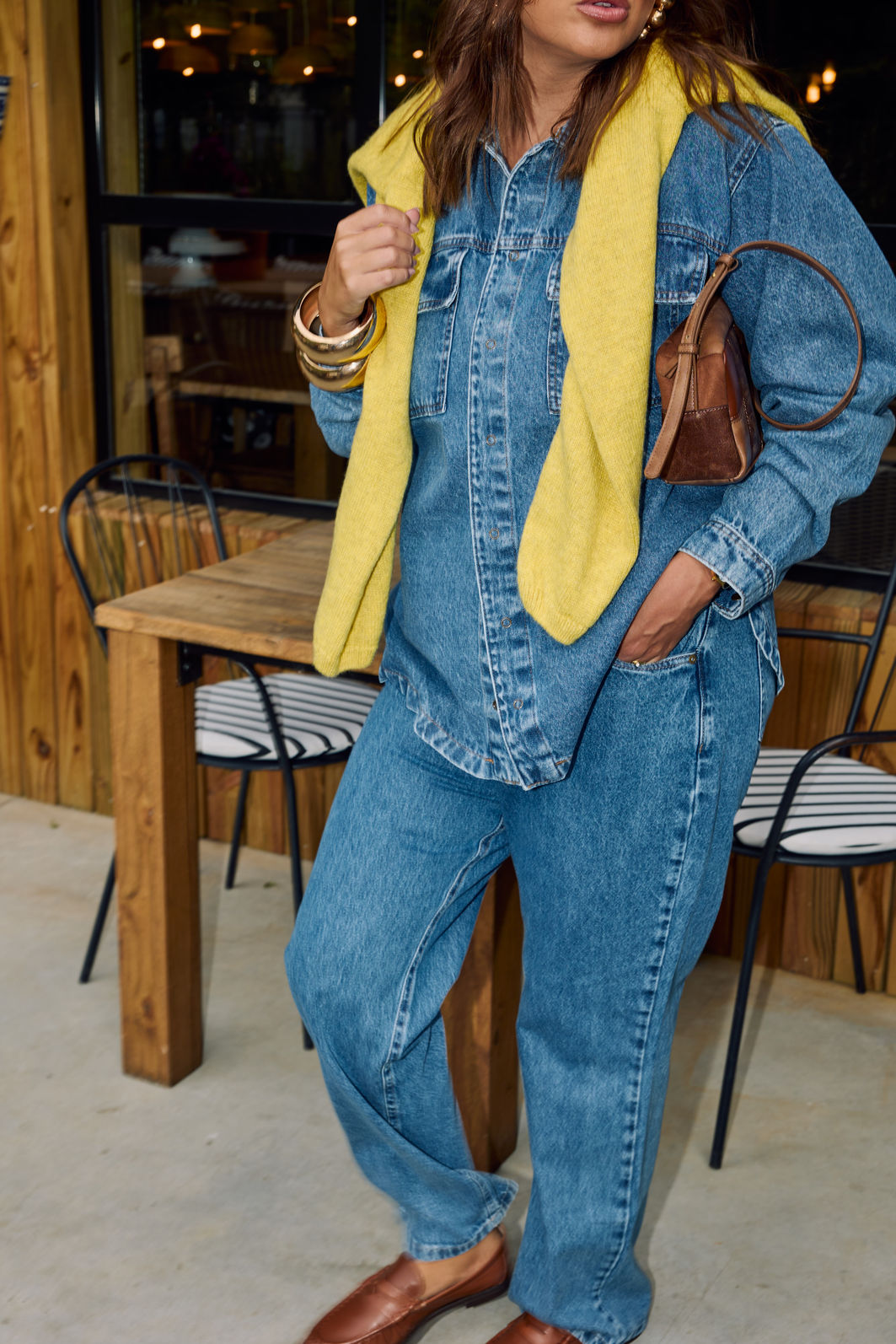 Camisa Jeans Plus Size Carolina