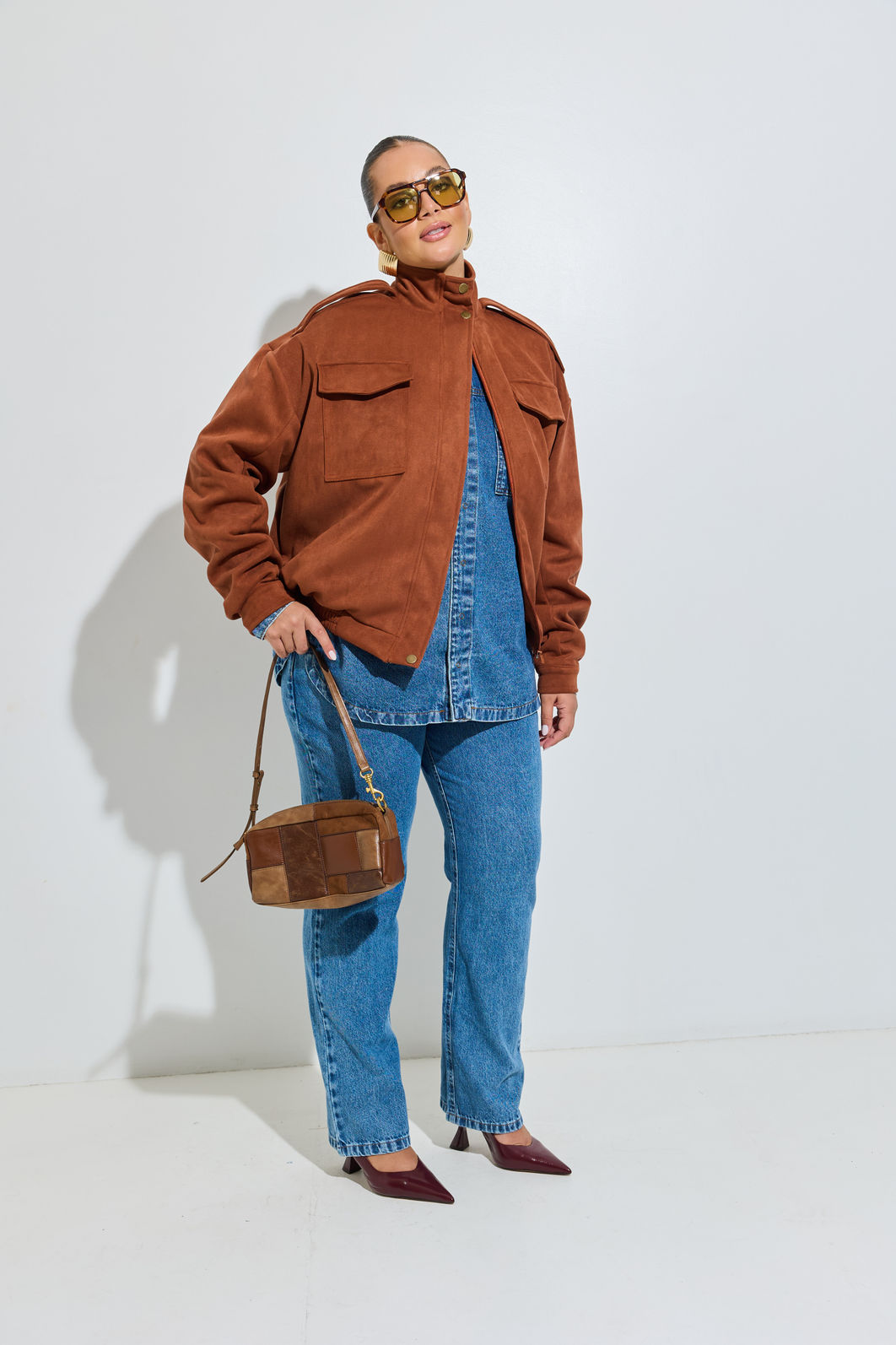Jaqueta Turim Suede Marrom Jaqueta Turim Suede Marrom