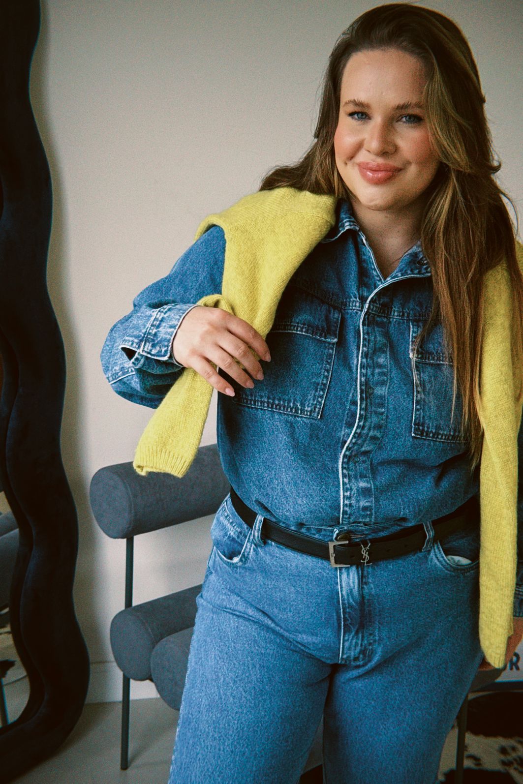 Camisa Jeans Plus Size Carolina