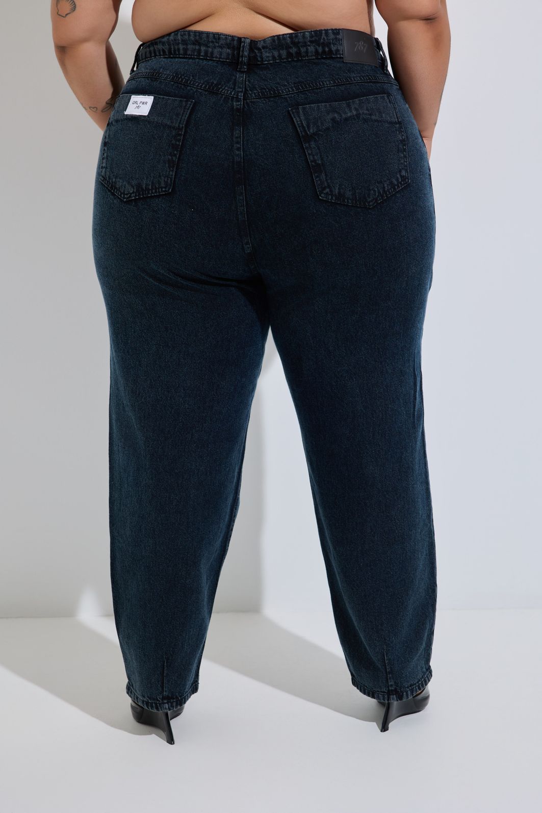 Calça Jeans Baggy Plus Size Madu
