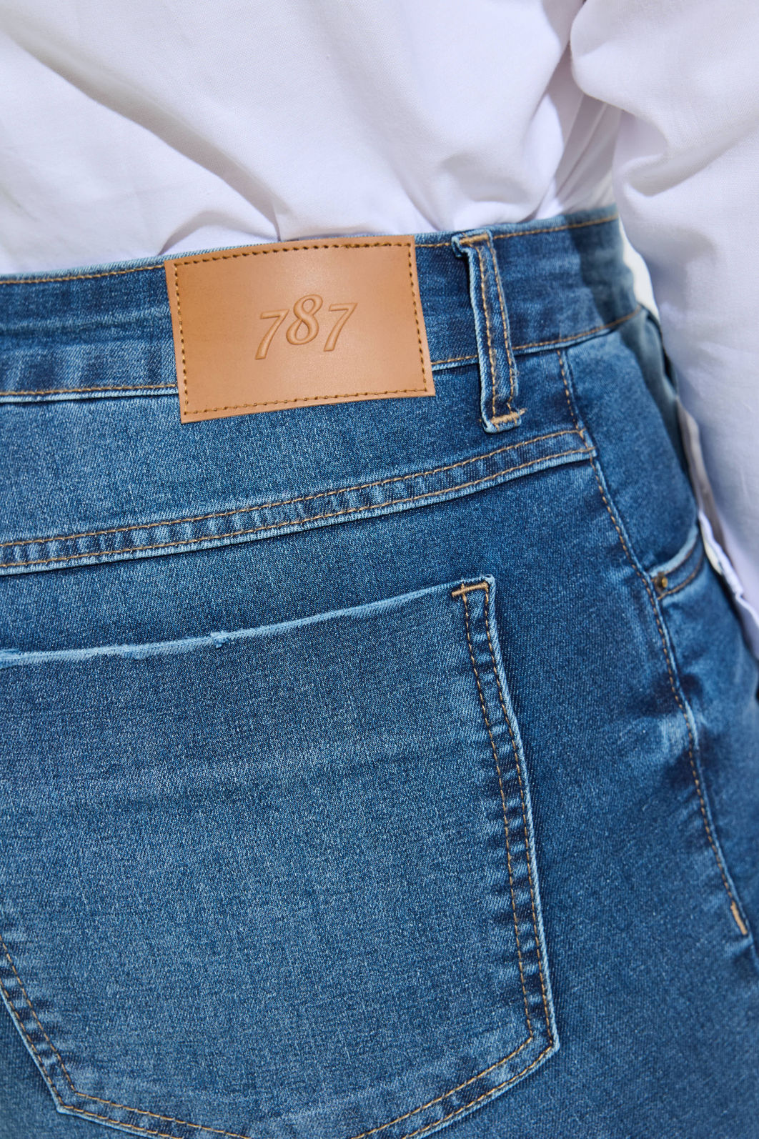Calça Jeans Reta Com Elastano Plus Size Laissa