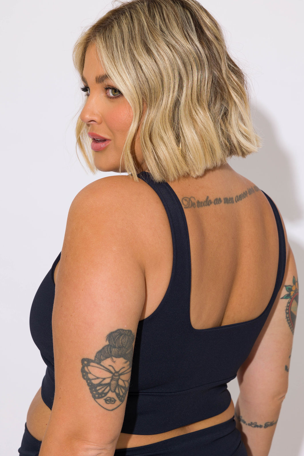 Top Fitness Plus Size 787 Preto