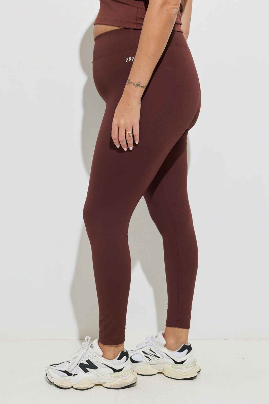 Legging Fitness Plus Size Mocha