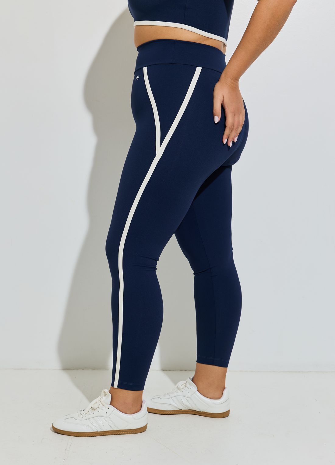 Legging Fitness Plus Size Dark Night Com Friso Off Legging Fitness Plus Size Dark Night Com Friso Off