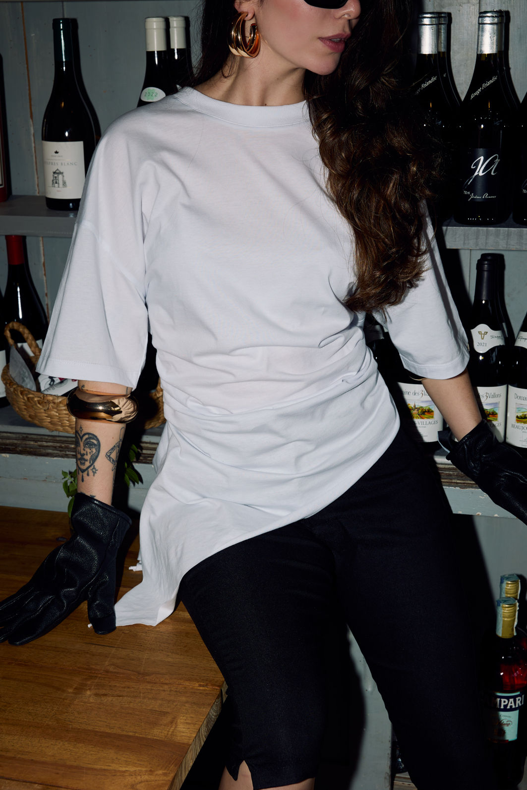 Blusa Florença Assimétrica Branca