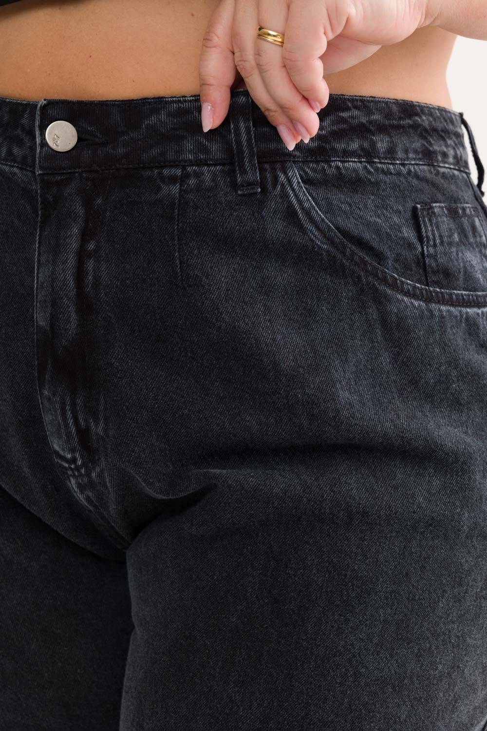 Calça Jeans Baggy Plus Size Madu