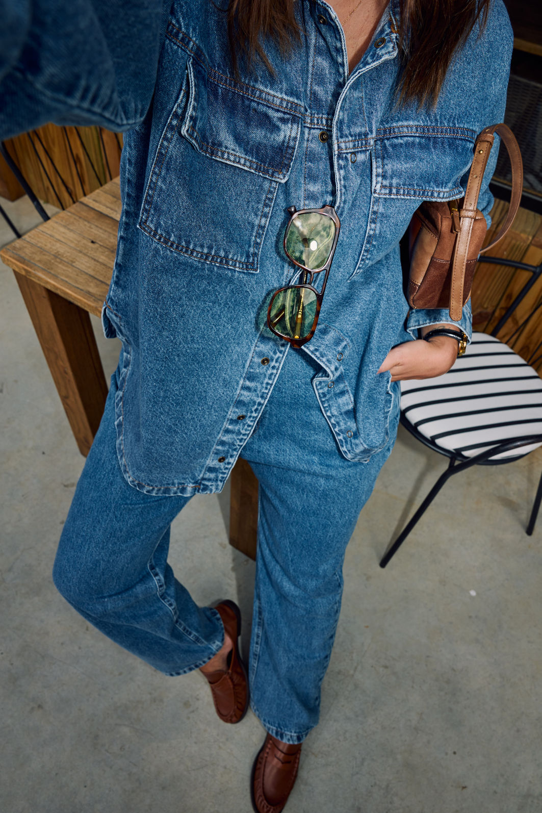 Camisa Jeans Plus Size Carolina