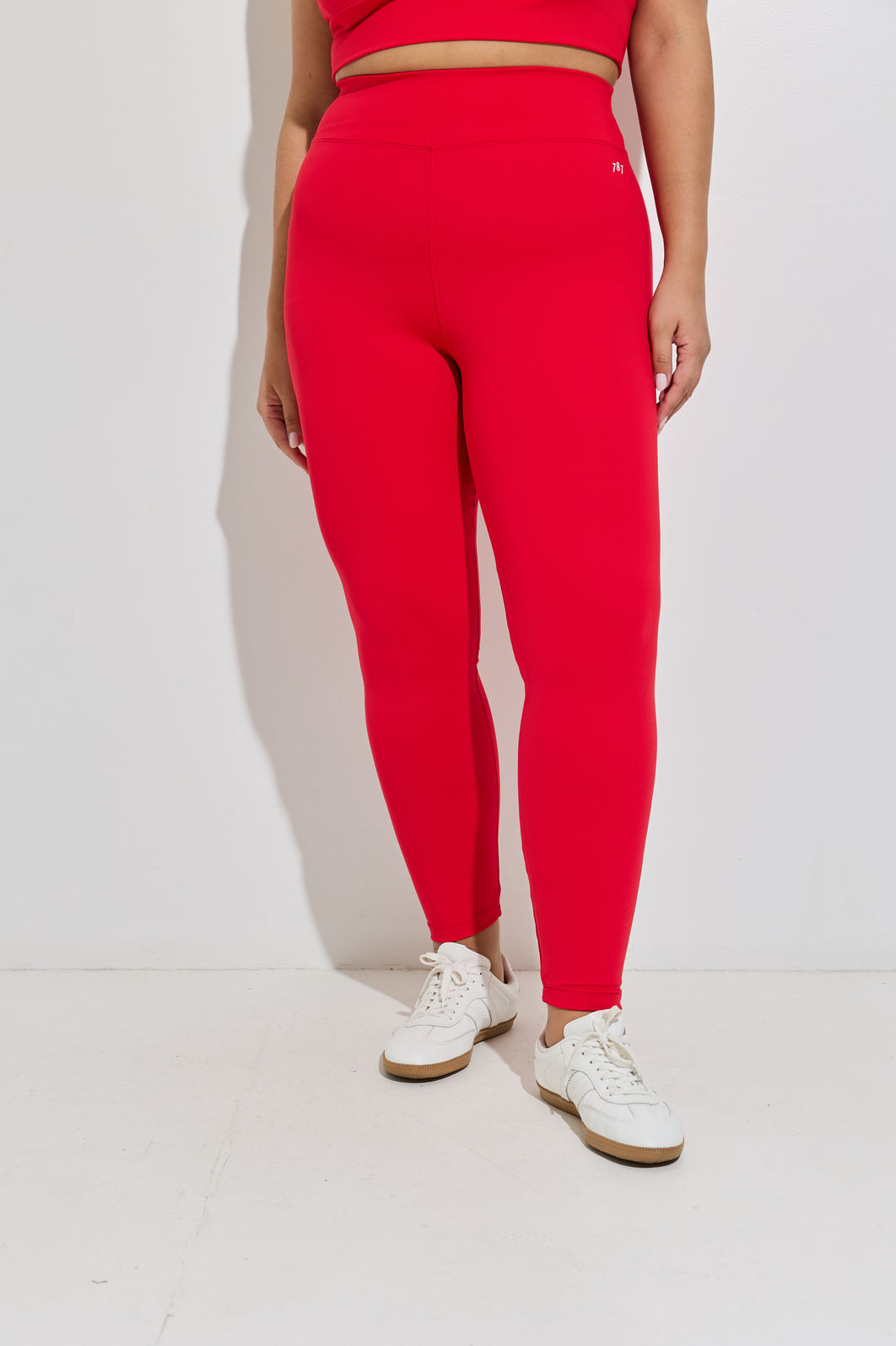 Legging Fitness Plus Size Vermelho