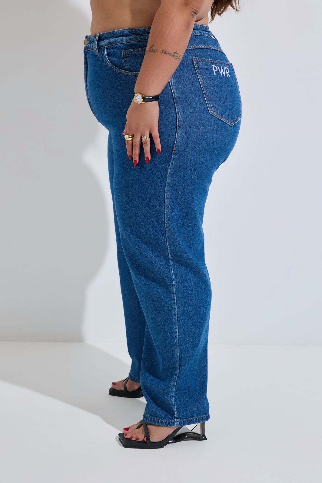 Calça Mom Jeans Plus Size Vanessa Calça Mom Jeans Plus Size Vanessa