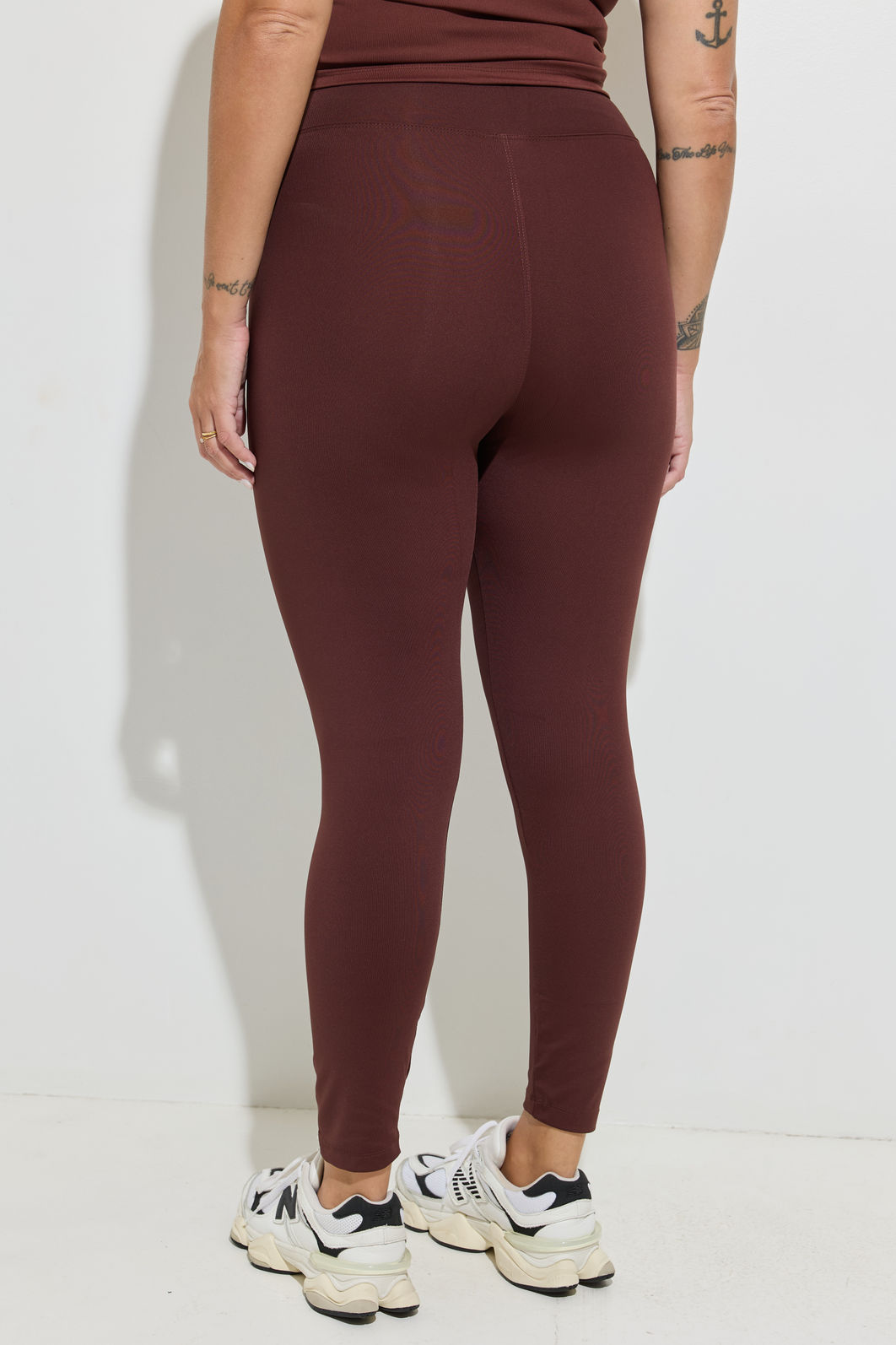 Legging Fitness Plus Size Mocha