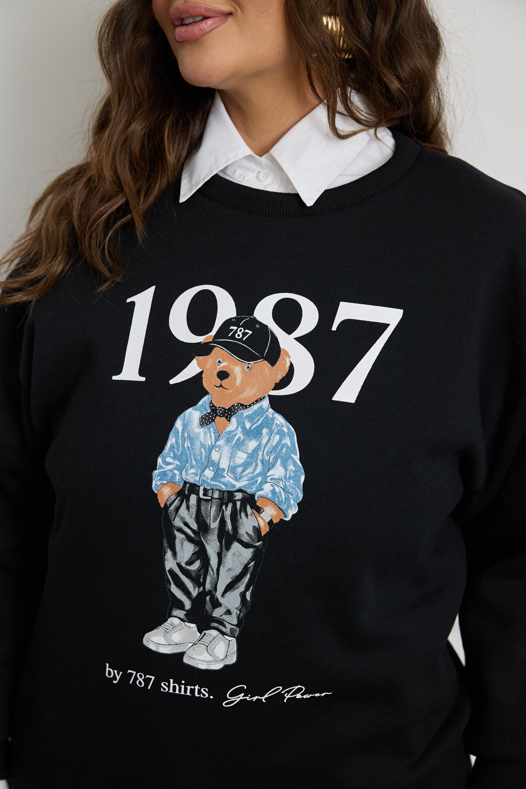 Moletom Preto Urso 787 Moletom Preto Urso 787