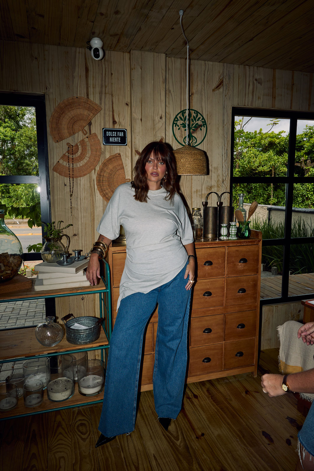 Calça Jeans Wide Leg Plus Size Carolina