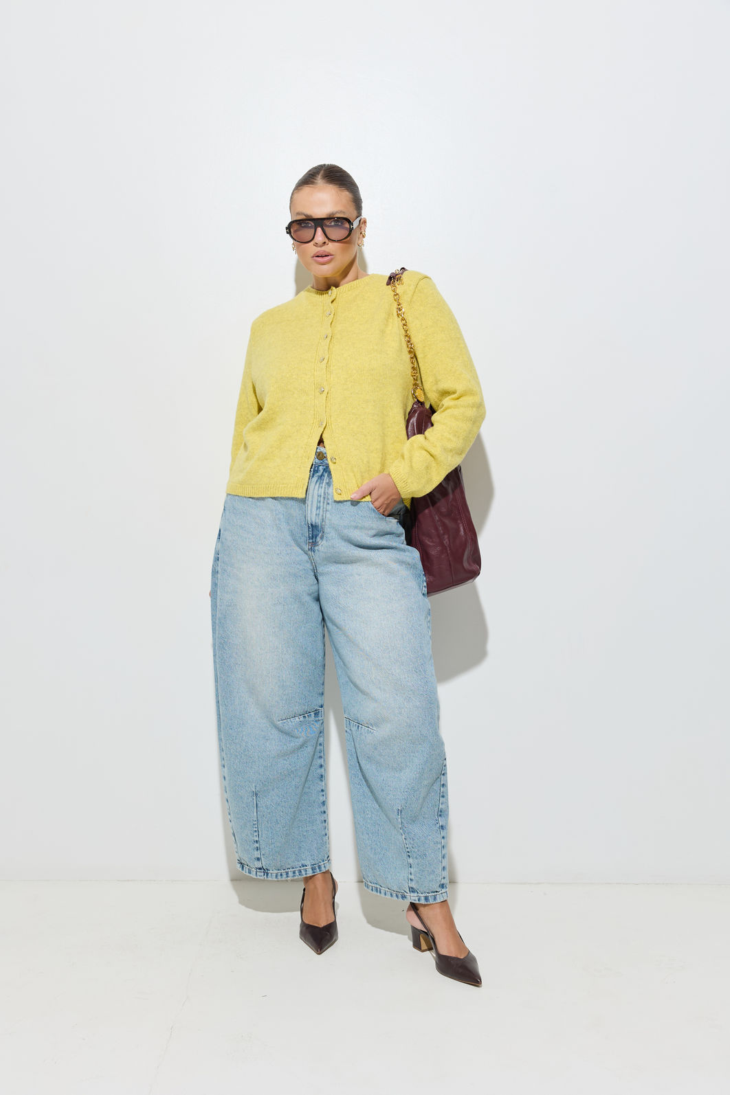 Calça Jeans Barrel Plus Size Raquel