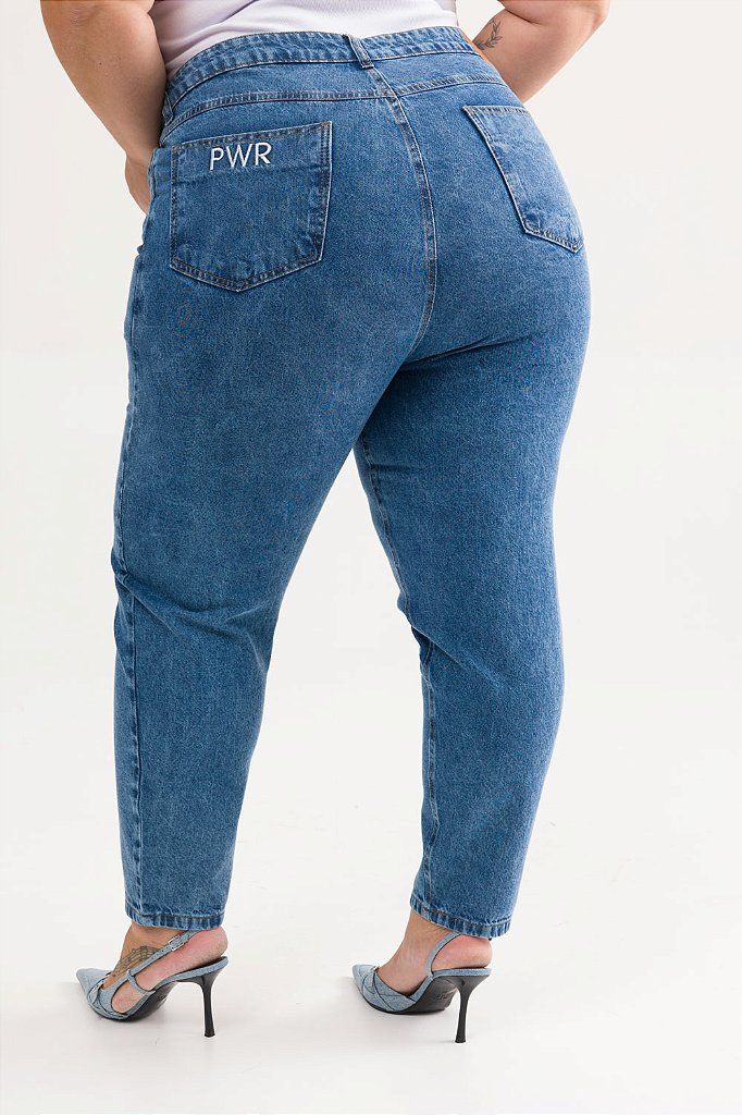 Calça Mom Jeans Vintage Plus Size Carolina