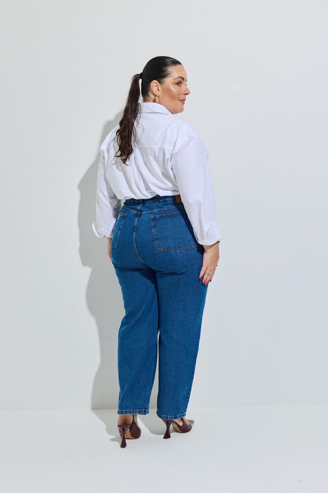 Mom Jeans Plus Size Carolina Dark Mom Jeans Plus Size Carolina Dark