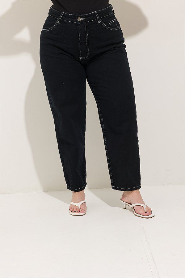 Calça Jeans Baggy Plus Size Gabi Berri