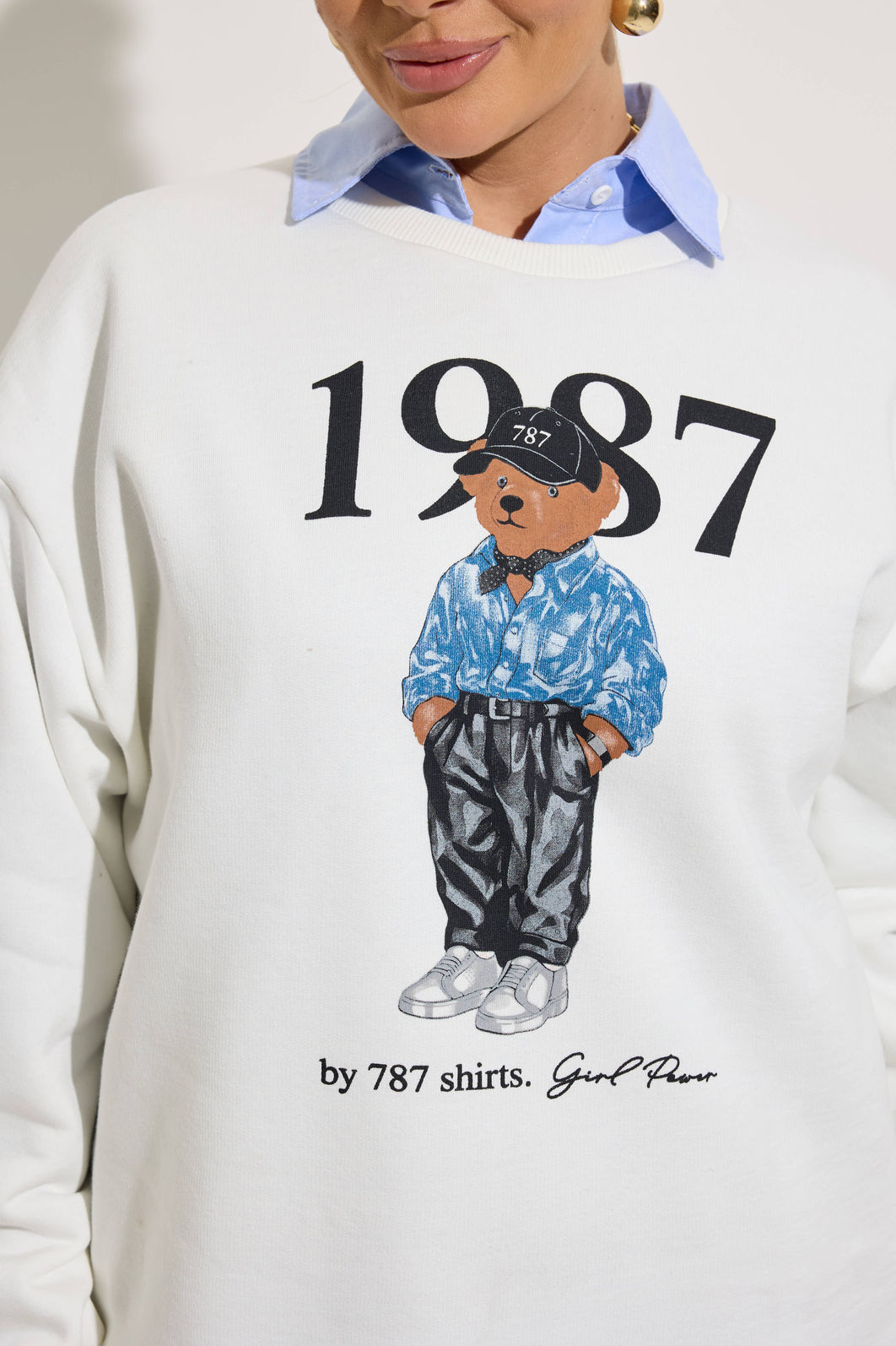 Moletom Off White Urso 787 Moletom Off White Urso 787