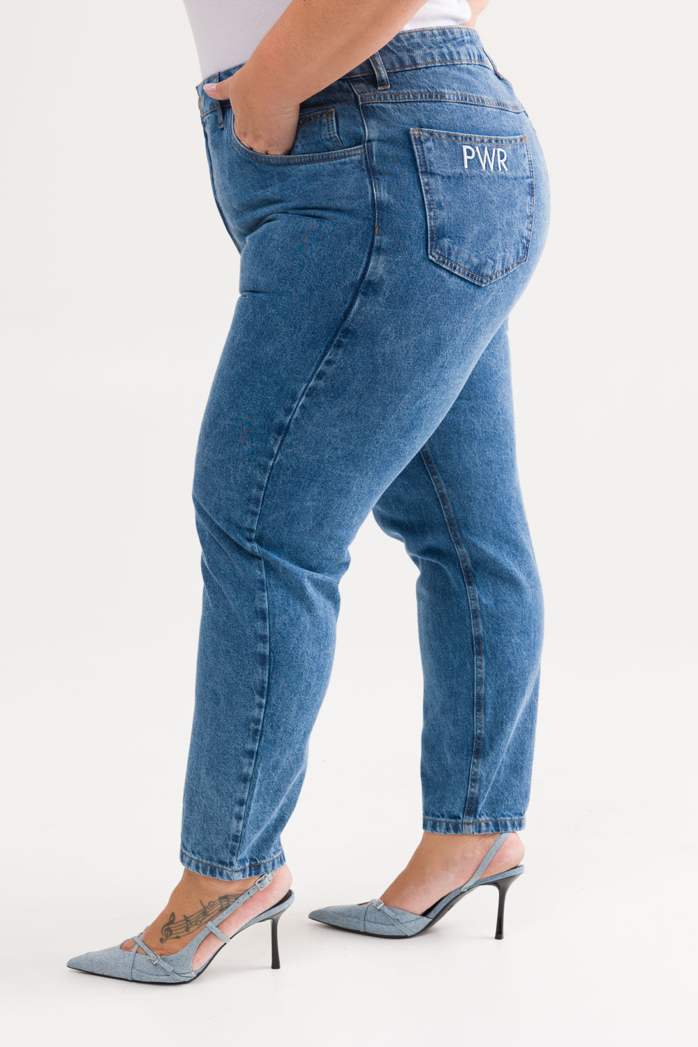 Calça Mom Jeans Vintage Plus Size Carolina