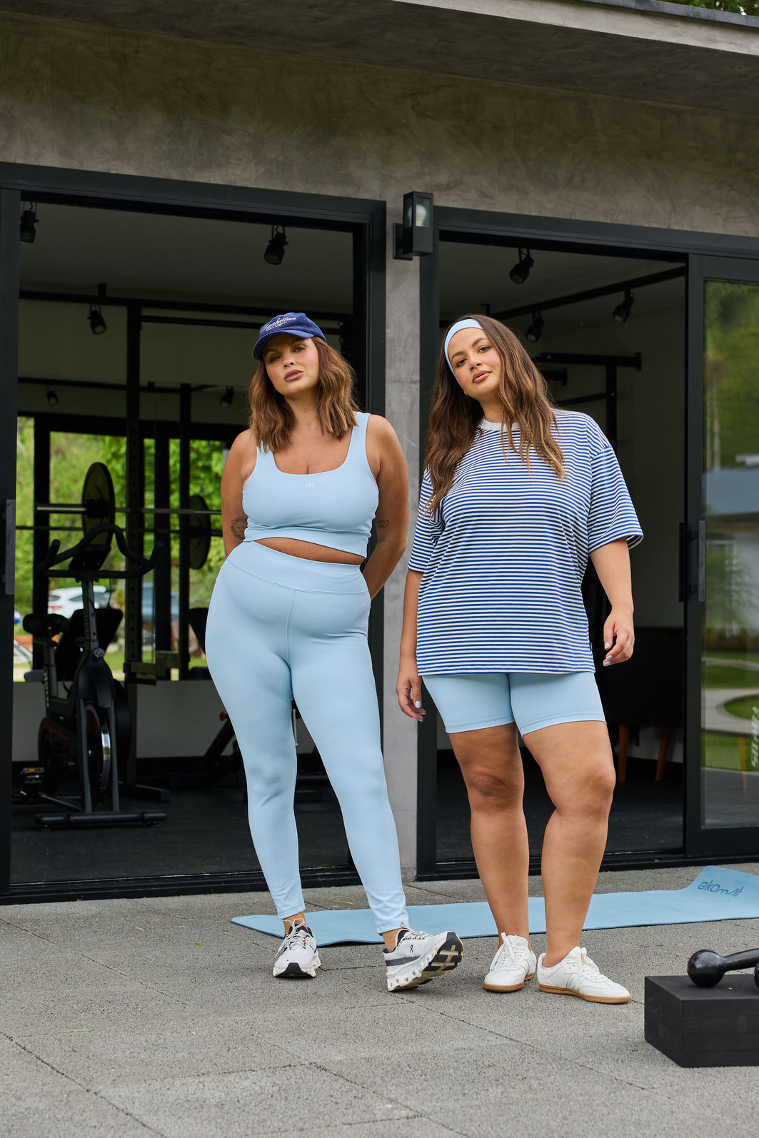 Legging Fitness Plus Size Azul Serenity