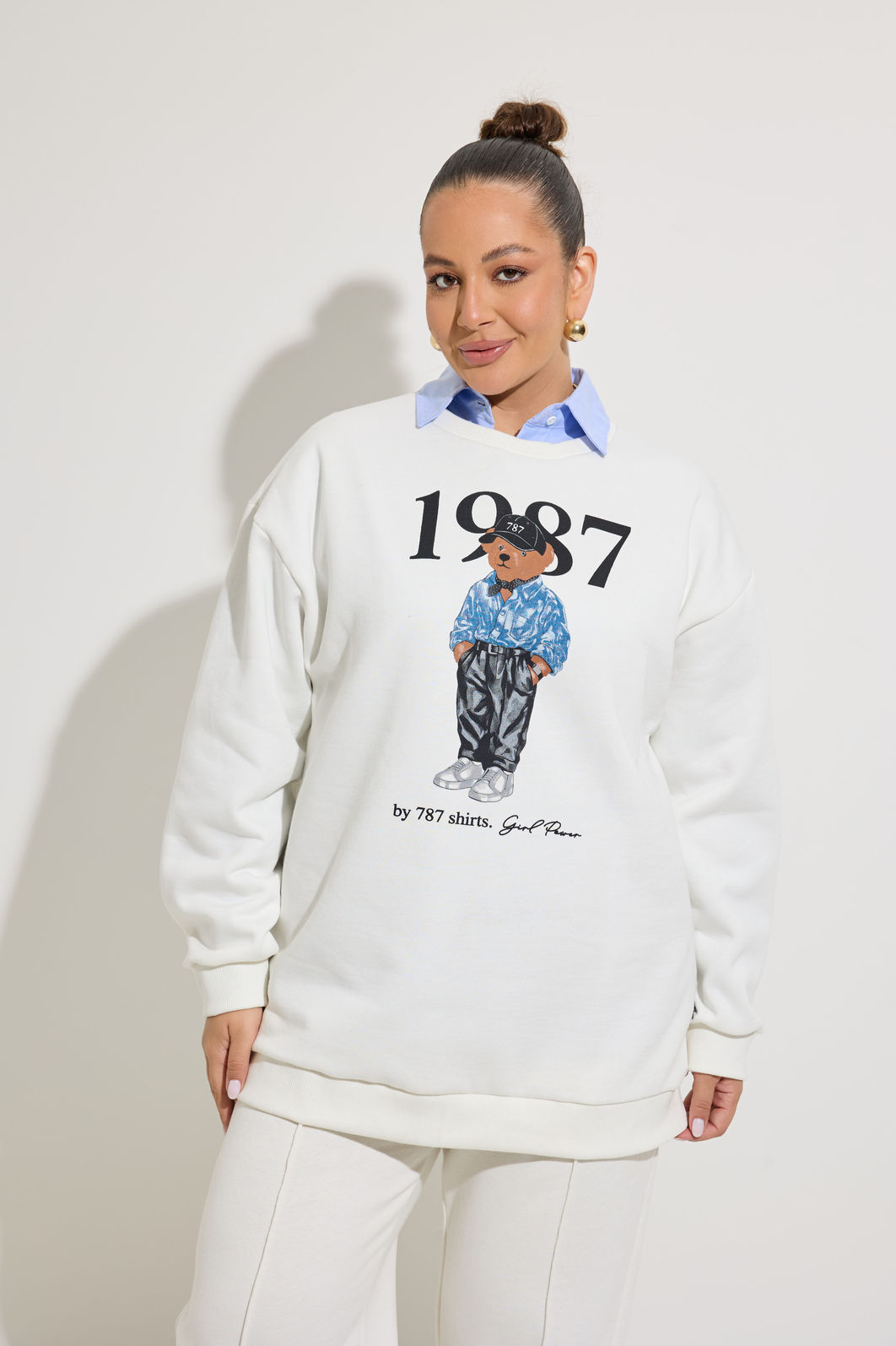 Moletom Off White Urso 787 Moletom Off White Urso 787