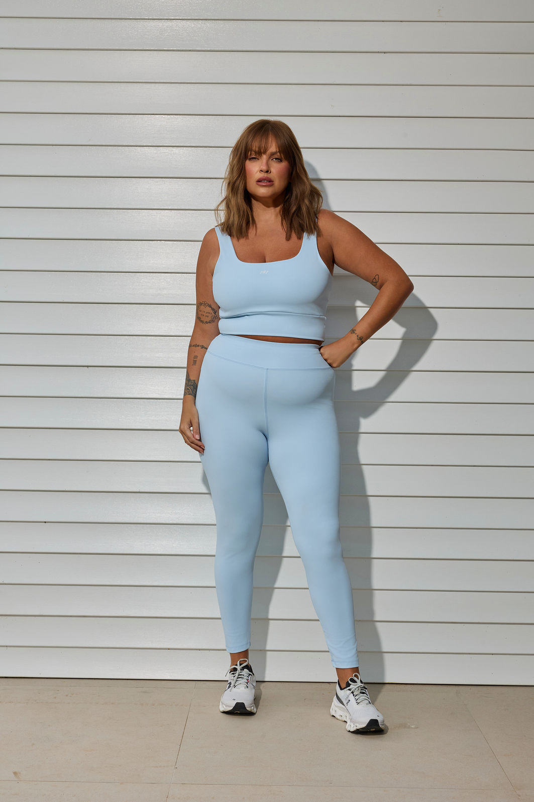 Top Fitness Plus Size Azul Serenity