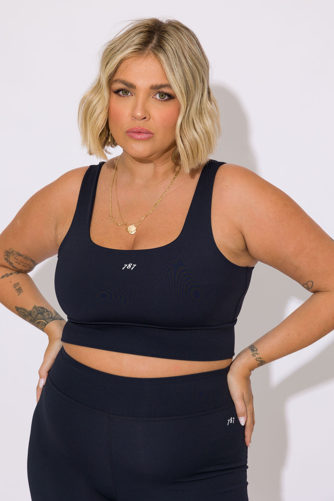 Top Fitness Plus Size 787 Preto