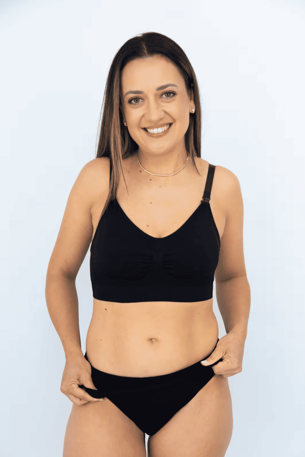 Calcinha Pós Parto Tanga Sem Costura Leve Compressão Zee Rucci - Preta Calcinha Pós Parto Tanga Sem Costura Leve Compressão Zee Rucci - Preta