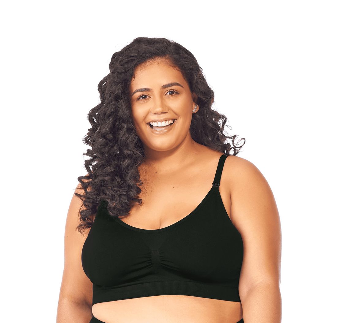 Sutiã Amamentação Sem Costura Plus Size - Zee Rucci - Preto Sutiã Amamentação Sem Costura Plus Size - Zee Rucci - Preto