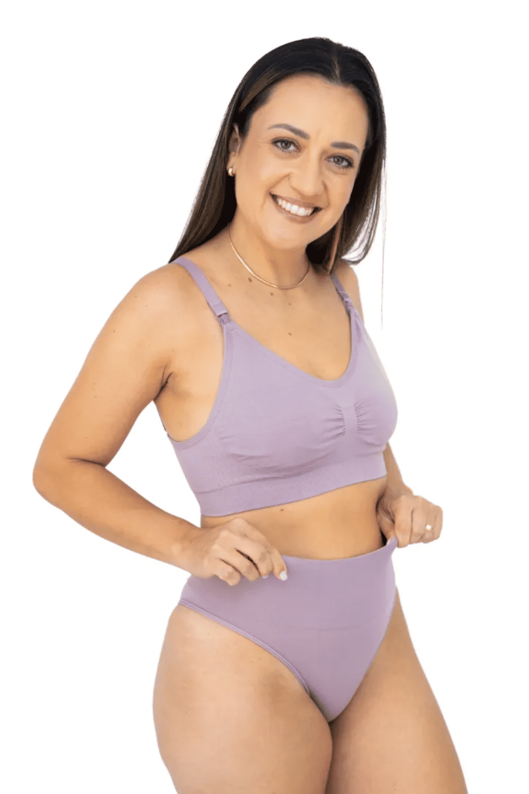 Calcinha Pós Parto Tanga Sem Costura Leve Compressão Zee Rucci - Dusty Calcinha Pós Parto Tanga Sem Costura Leve Compressão Zee Rucci - Dusty