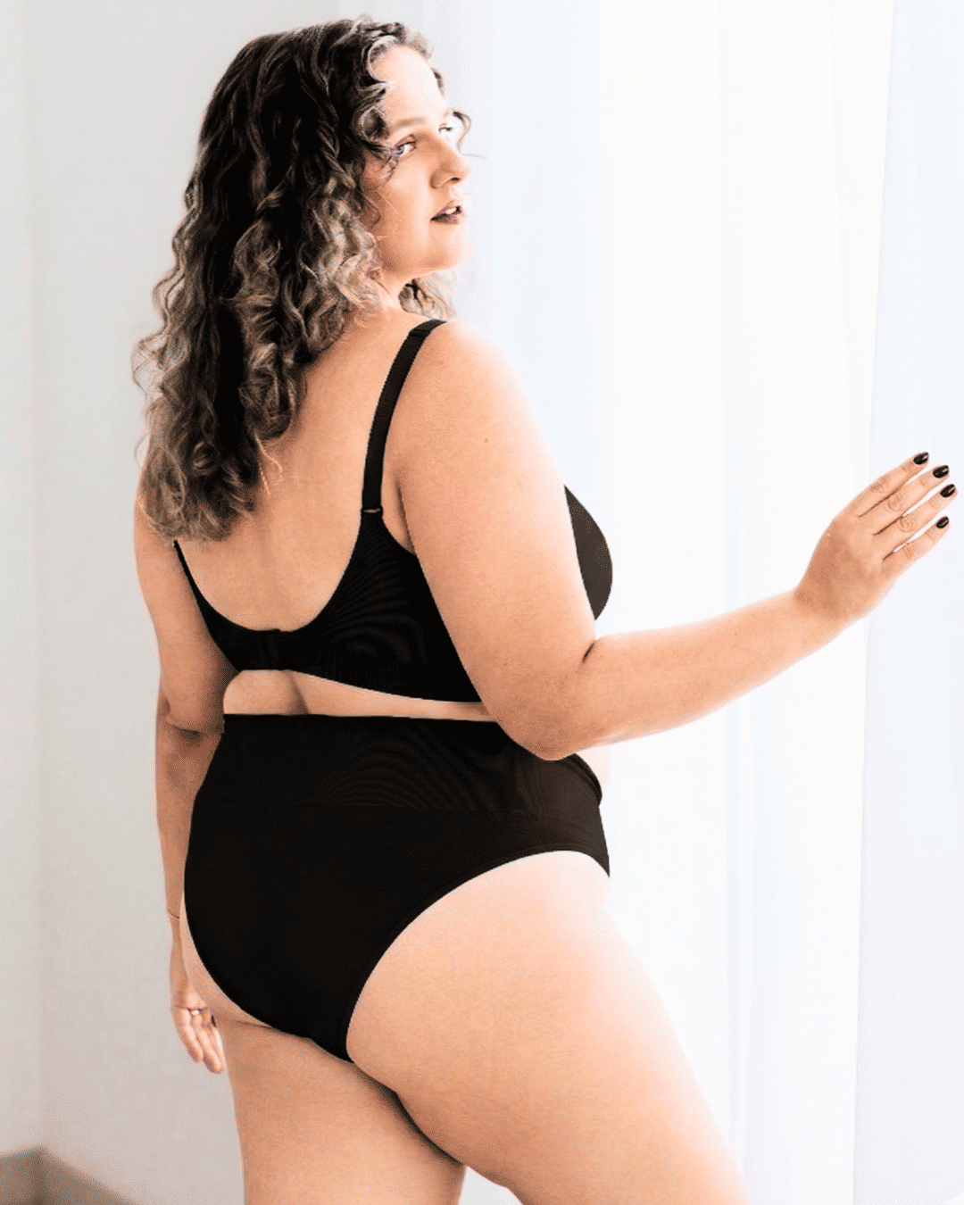 Kit 3 Calcinhas Pós Parto Tanga Sem Costura Leve Compressão Plus Size