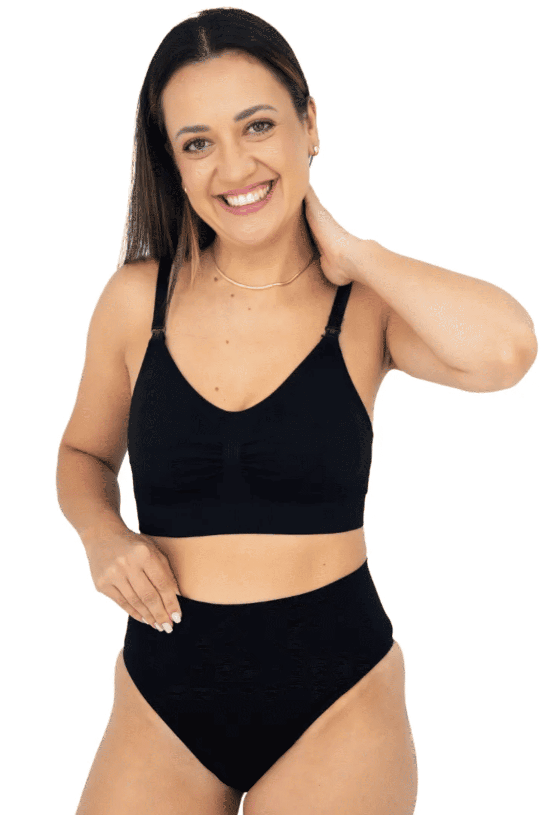 Calcinha Pós Parto Tanga Sem Costura Leve Compressão Zee Rucci - Preta Calcinha Pós Parto Tanga Sem Costura Leve Compressão Zee Rucci - Preta
