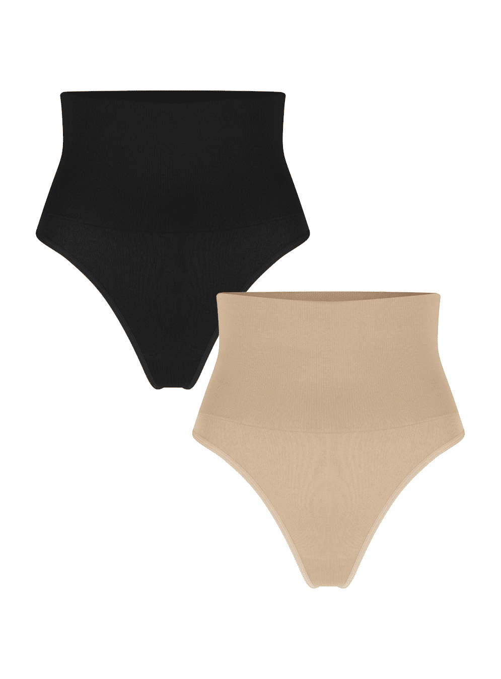 Kit 2 Calcinhas Pós Parto Tanga Modeladora Sem Costura Média Compressão