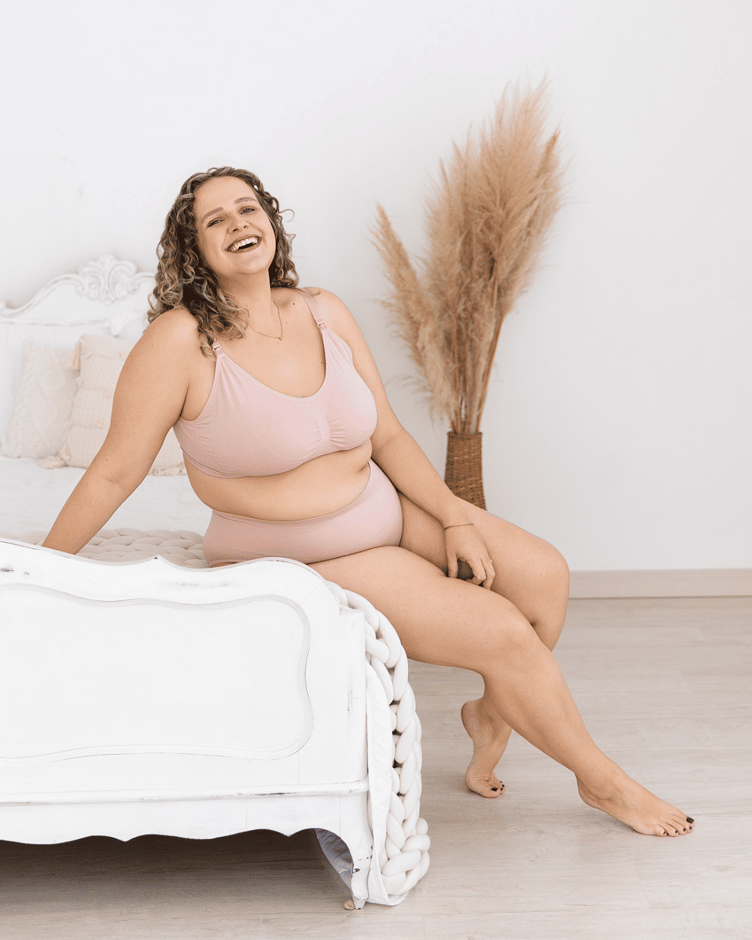 Kit 3 Calcinhas Pós Parto Tanga Sem Costura Leve Compressão Plus Size