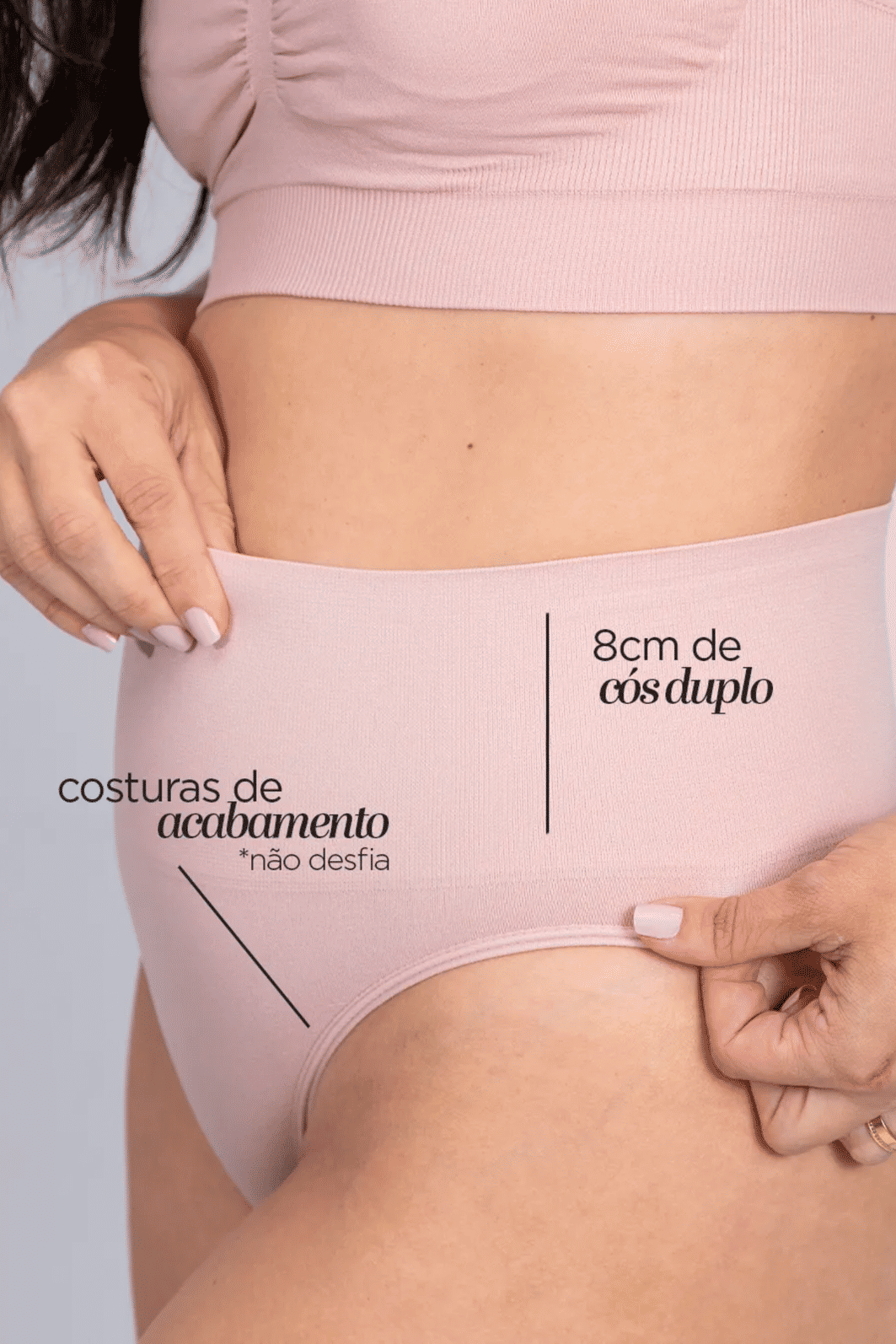 Kit 2 Calcinhas Pós Parto Tanga Sem Costura Leve Compressão - Zee Rucci Kit 2 Calcinhas Pós Parto Tanga Sem Costura Leve Compressão - Zee Rucci