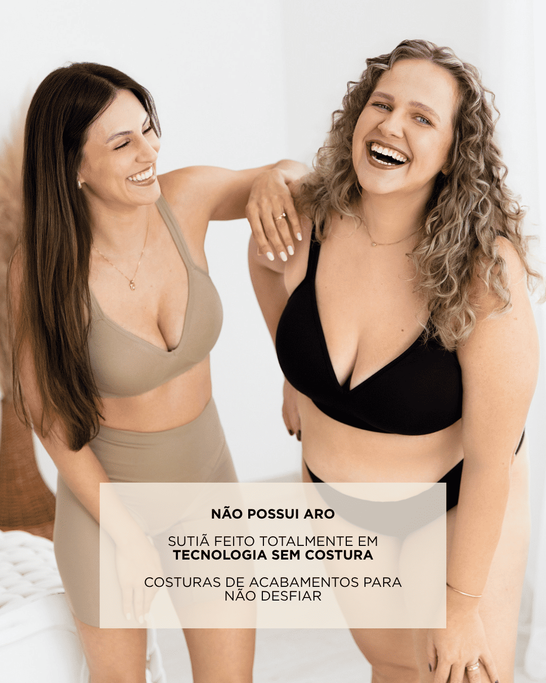 Sutiã Comfort Duplo Com Bojo Sem Costura - Preto Sutiã Comfort Duplo Com Bojo Sem Costura - Preto