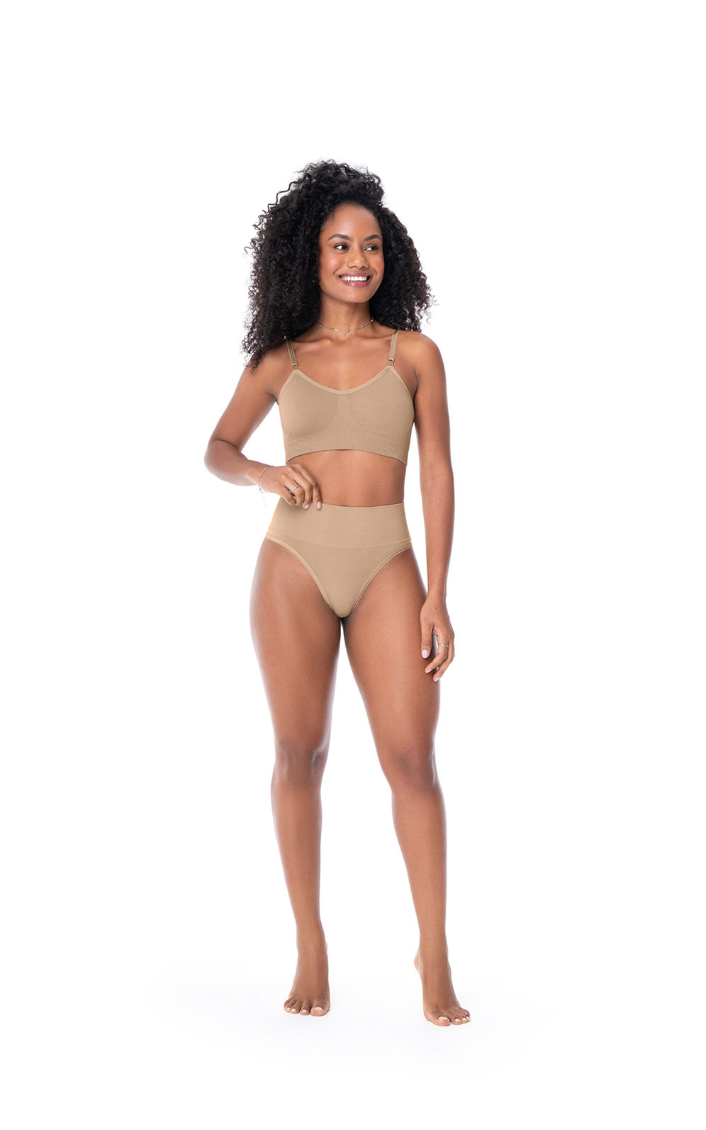 Calcinha Pós Parto Fio Sem Costura - Leve Compressão Zee Rucci - Nude Calcinha Pós Parto Fio Sem Costura - Leve Compressão Zee Rucci - Nude
