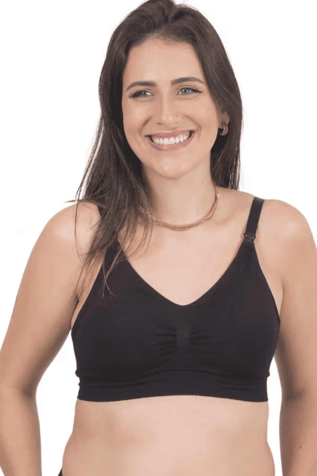 Sutiã Amamentação Sem Costura Com Bojo - Zee Rucci - Preto Sutiã Amamentação Sem Costura Com Bojo - Zee Rucci - Preto